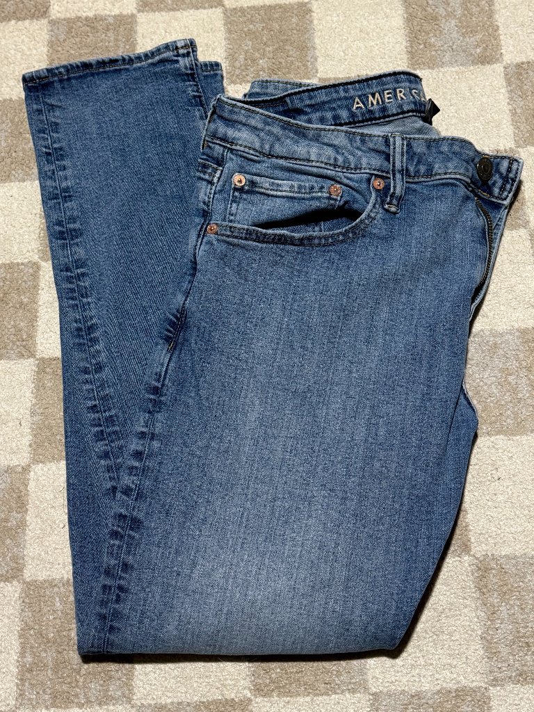 Men's American Eagle Athletic Skinny Jeans, Airflex +; Size 34x30